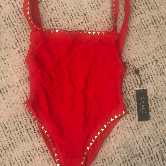 Same Swim | Goddess One Piece in Red | M, New - Picture 3 of 4